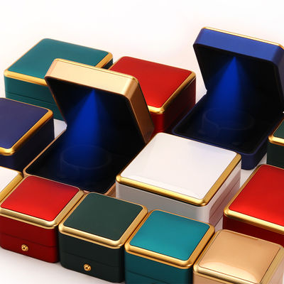 acheter Boîte à bijoux en plastique sur mesure avec lumières LED, boîte à bijoux octogonale online manufacture