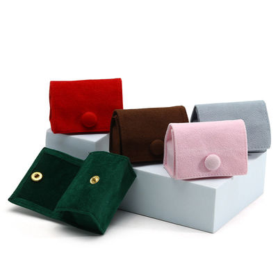 acheter Boîte à bijoux en velours de couleur bonbonne pour le stockage personnalisé d'anneaux colliers et boucles d'oreilles online manufacture