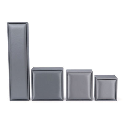 Package de bijoux pour Hanhong logo personnalisé luxe faux cuir argent LED boîte Contactez-nous