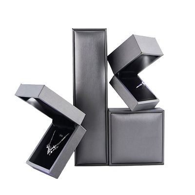 Package de bijoux pour Hanhong logo personnalisé luxe faux cuir argent LED boîte Contactez-nous