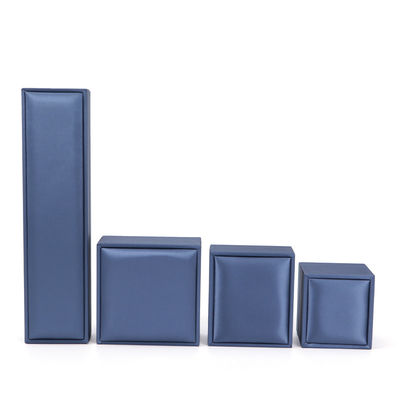 acheter Boîte à bijoux à LED bleue pour l'emballage de luxe des boucles d'oreilles des bracelets des colliers des anneaux online manufacture