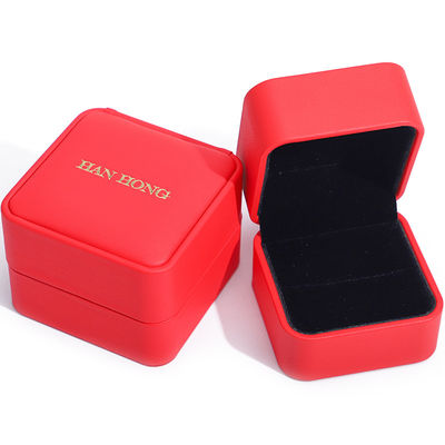 Boîte d'emballage personnalisée de bijoux en velours de luxe pour le stockage de colliers et de bracelets de Hanhong