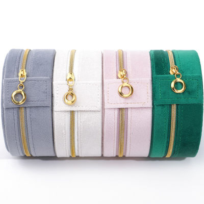 Boîte de rangement de bijoux en velours pour boucles d'oreilles à logo personnalisé Colliers et anneaux Emballage