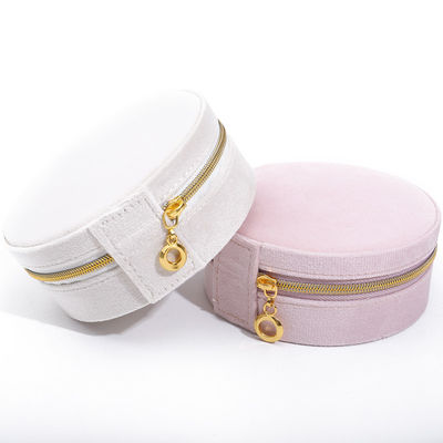 Boîte de rangement de bijoux en velours pour boucles d'oreilles à logo personnalisé Colliers et anneaux Emballage