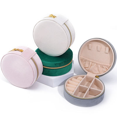 Boîte de rangement de bijoux en velours pour boucles d'oreilles à logo personnalisé Colliers et anneaux Emballage
