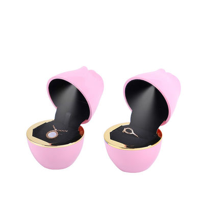 acheter Boîte d'emballage de bijoux LED de taille personnalisée 2022 pour le bracelet à anneau rose online manufacture