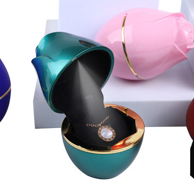 Boîte d'emballage de bijoux LED de taille personnalisée 2022 pour le bracelet à anneau rose