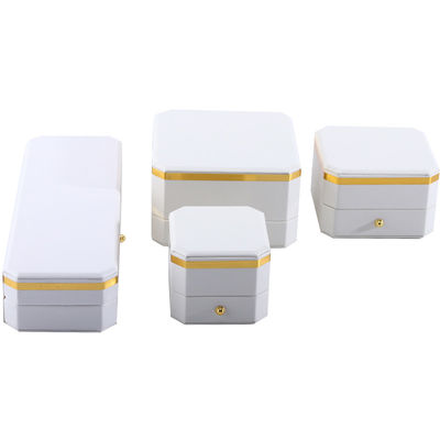Boîte d'emballage de bijoux octogonaux Hanhong faite à la main pour des bracelets et des colliers de luxe