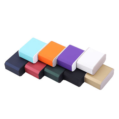 Boîte à bijoux en plastique LED de taille personnalisée avec revêtement de velours et éclairage LED