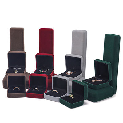 acheter Boîtes à bijoux Matériau LED velours pour la taille personnalisée Hanhong Logo Ring en relief cadeau online manufacture