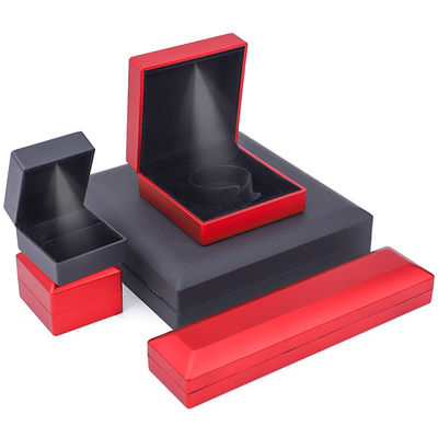 Coffret d'emballage de bijoux à la personnalisation Hanhong Velour Stud Boucles d'oreilles Collier Bracelet Box