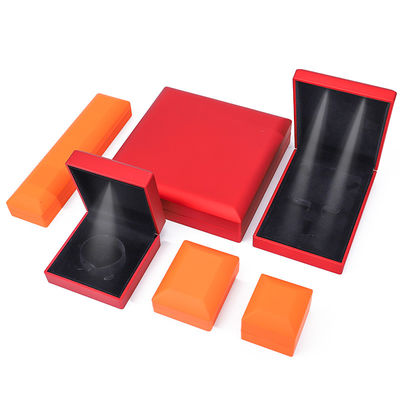 Coffret d'emballage de bijoux à la personnalisation Hanhong Velour Stud Boucles d'oreilles Collier Bracelet Box