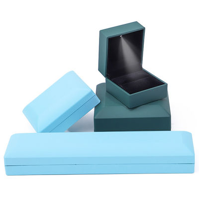 Coffret d'emballage de bijoux à la personnalisation Hanhong Velour Stud Boucles d'oreilles Collier Bracelet Box