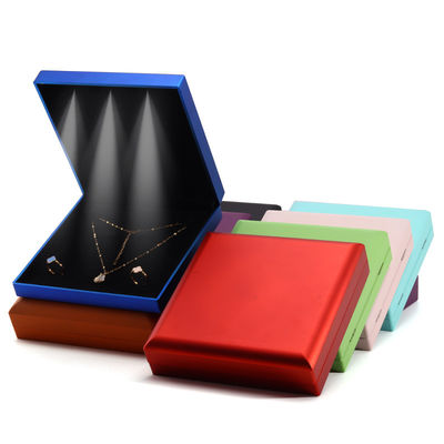 acheter Hanhong Logo personnalisé Boîte d'emballage de bijoux blancs et clairs Avec des boucles d'oreilles à collier à anneau online manufacture