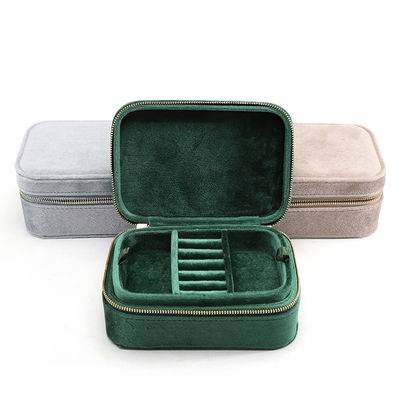 Boîte à bagues de voyage en velours pour collier de couple Han Hong, rangement de bijoux
