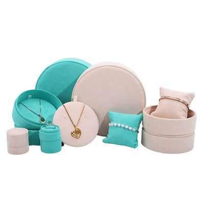Contactez-nous pour la boîte à bijoux en papier velours de mariage personnalisé de luxe Hanhong