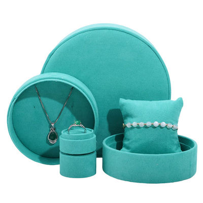 Contactez-nous pour la boîte à bijoux en papier velours de mariage personnalisé de luxe Hanhong