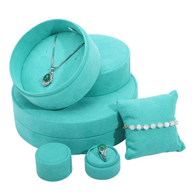 Contactez-nous pour la boîte à bijoux en papier velours de mariage personnalisé de luxe Hanhong