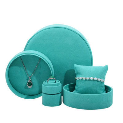 Contactez-nous pour la boîte à bijoux en papier velours de mariage personnalisé de luxe Hanhong