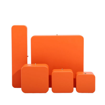 Organiseur de bijoux de voyage en cuir et velours personnalisé pour boucles d'oreilles en anneau de collier