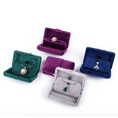 Logo personnalisé Hanhong Boîte d'emballage de bijoux métalliques pour boucles d'oreilles Bracelet Collier Ring