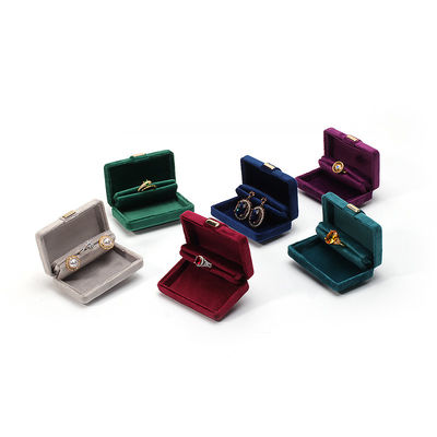 Logo personnalisé Hanhong Boîte d'emballage de bijoux métalliques pour boucles d'oreilles Bracelet Collier Ring