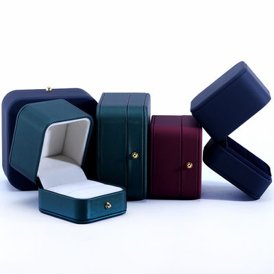 Emballage de bijoux personnalisé Hanhong PU Boîte en cuir pour collier Bracelet Boucles d'oreilles Ring