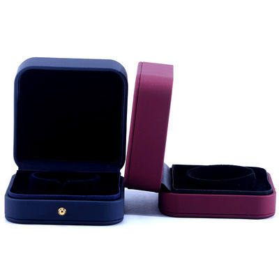 Emballage de bijoux personnalisé Hanhong PU Boîte en cuir pour collier Bracelet Boucles d'oreilles Ring