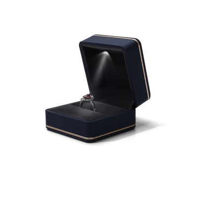 acheter Package de bijoux Hanhong Logo personnalisé Impression à écran de soie Luxe boîte de rangement LED avec lumière online manufacture