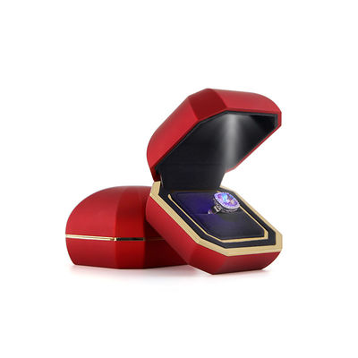 Hanhong Round White Light Luxury Bulb Emballage en velours plastique pour le bracelet rouge