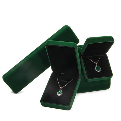 Boîte de bijoux en velours de luxe pour emballage brun de haute qualité de bracelet