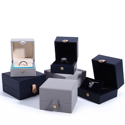 Package de bijoux personnalisé Boîte de velours de qualité avec logo et sérigraphie