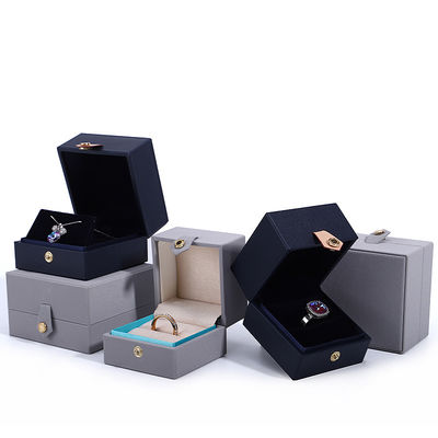 Package de bijoux personnalisé Boîte de velours de qualité avec logo et sérigraphie