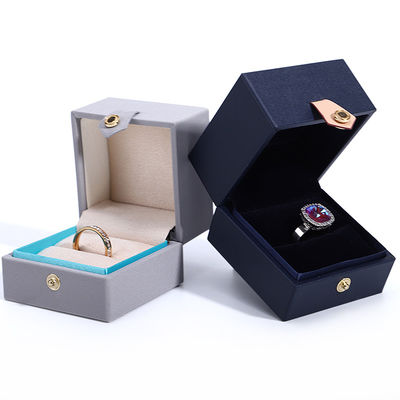 Package de bijoux personnalisé Boîte de velours de qualité avec logo et sérigraphie