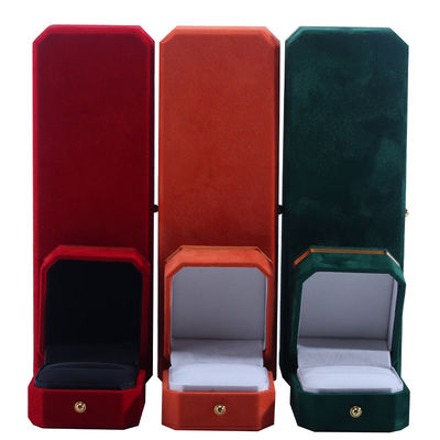 acheter Boîte d'emballage de bijoux en velours personnalisée pour cadeaux de mariage Boucles d'oreilles et anneaux de Hanhong online manufacture