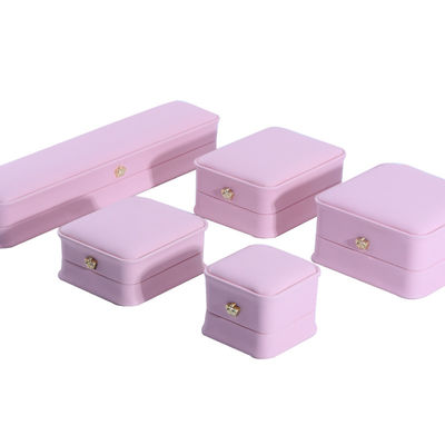 Boîte à bijoux en cuir en PU