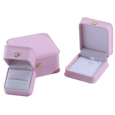 Boîte à bijoux en cuir en PU