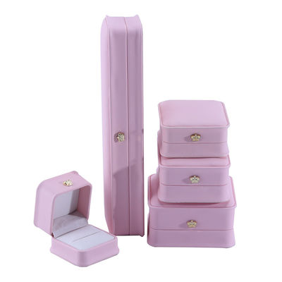 Boîte à bijoux en cuir en PU