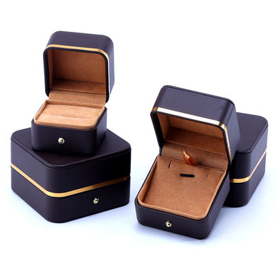 acheter Boîte d'emballage de bijoux en cuir en relief pour bracelet, collier, montre et bague online manufacture