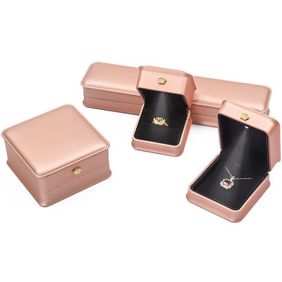 Bracelet Ring Boucles d'oreilles LED Box de bijoux Sets Jeux de bijoux personnalisés avec logo en gros