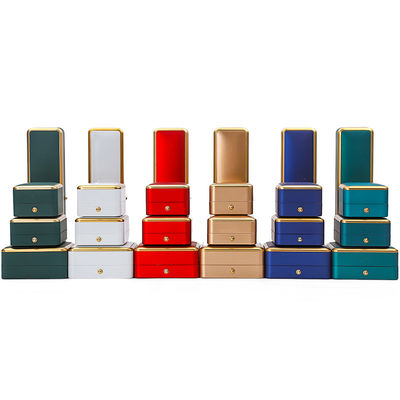 Organiseur de boîte à bijoux LED à décoration dorée personnalisée pour bracelet