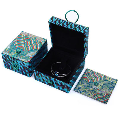 Boîte à emballage de bijoux pour bracelet style collier classique Boîte de stockage de pendentif 11*11*6,5 cm