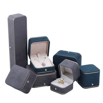 Emballage de bijoux Hanhong Boîte de velours personnalisée pour colliers Bracelet Boucles d'oreilles et bague