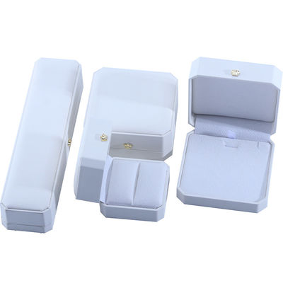 acheter Boîte de bijoux en cuir en PU blanc pour Hanhong online manufacture