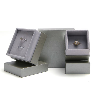 Boîtes de bijoux en papier de velours Conception personnalisée Hanhong Emballage écologique