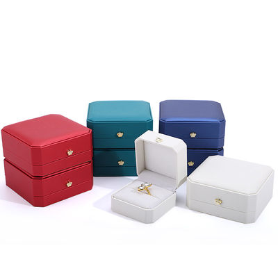 Boîte à bijoux en cuir pour Hanhong Bracelets en or personnalisés Boucles d'oreilles et pendentifs
