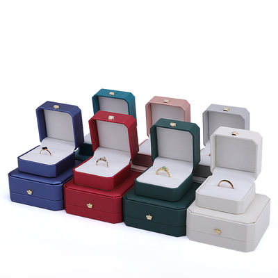 Boîte à bijoux en cuir pour Hanhong Bracelets en or personnalisés Boucles d'oreilles et pendentifs