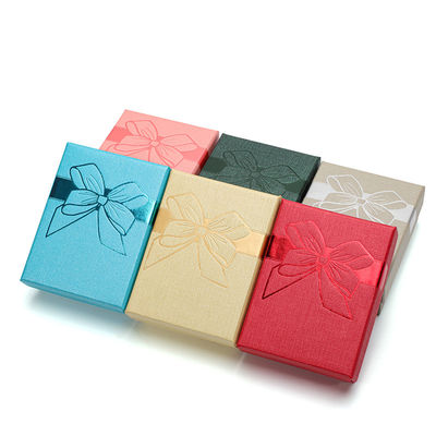 Taille personnalisée Logo Hanhong Carton Papier cadeau Joaillerie Boîte tiroir Présentation