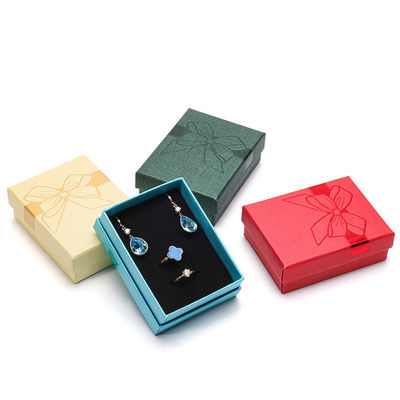 Taille personnalisée Logo Hanhong Carton Papier cadeau Joaillerie Boîte tiroir Présentation