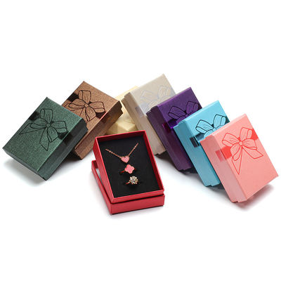 Taille personnalisée Logo Hanhong Carton Papier cadeau Joaillerie Boîte tiroir Présentation